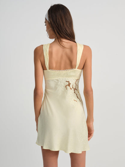 For Love and Lemons - Claudia Mini Dress - Yellow
