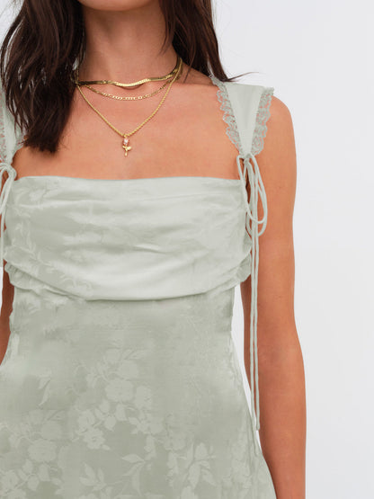 For Love and Lemons - Holland Mini Dress - Green