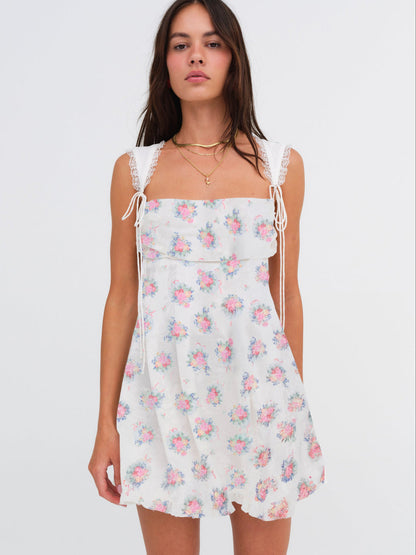 For Love and Lemons - Holland Mini Dress - Doily Bouquet