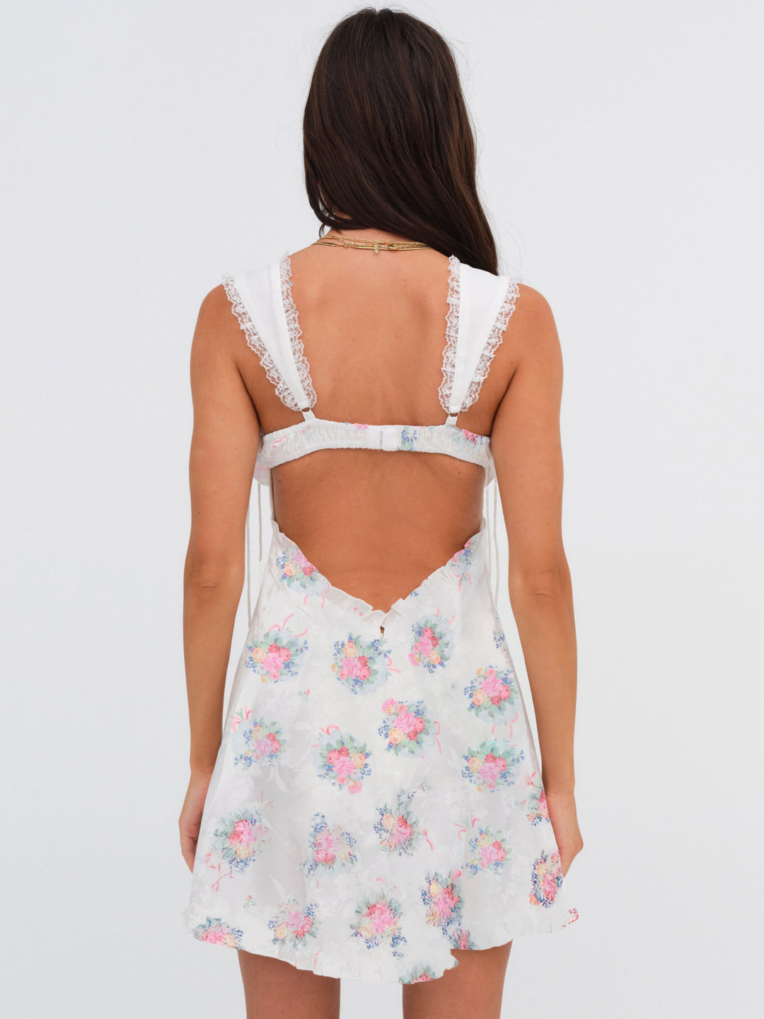 For Love and Lemons - Holland Mini Dress - Doily Bouquet