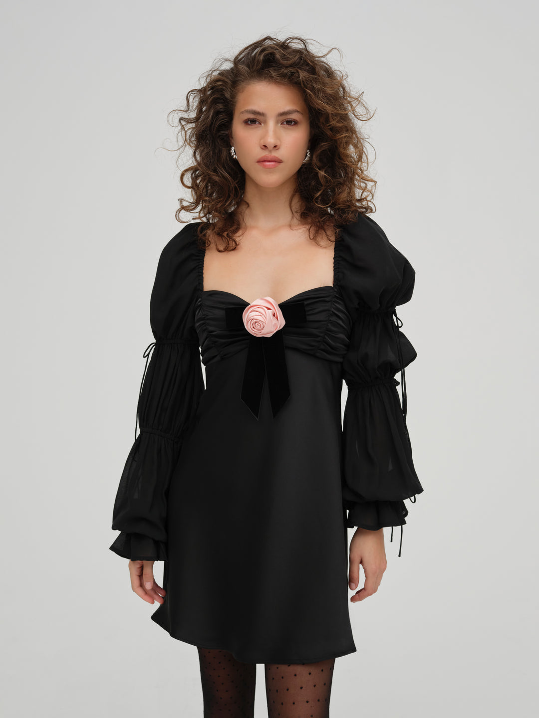 For Love and Lemons - Jillian Mini Dress - Black