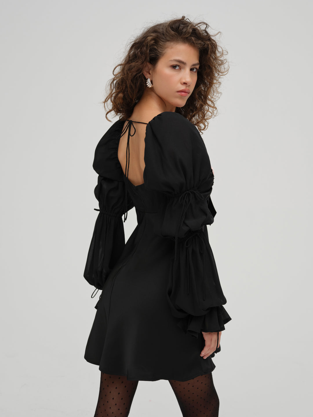 For Love and Lemons - Jillian Mini Dress - Black