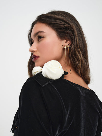 For Love and Lemons - Tamera Mini Dress - Black