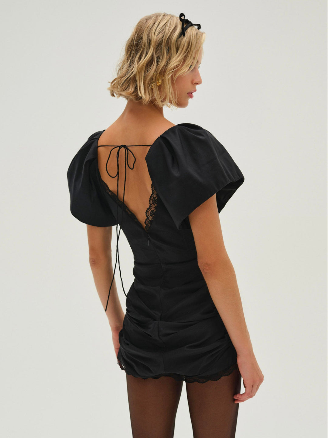 For Love and Lemons - Singrid Mini Dress - Black