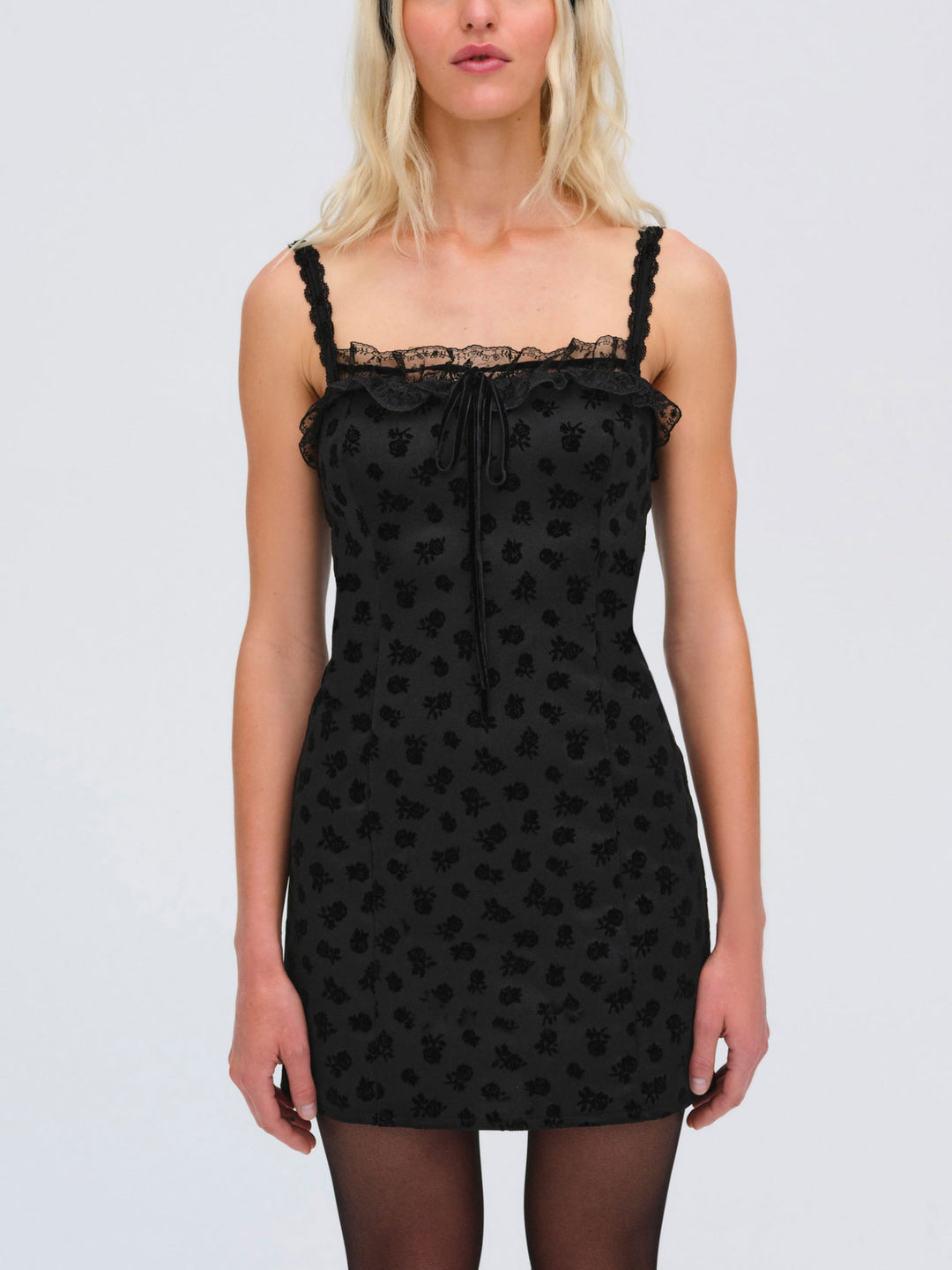 For Love and Lemons - Claira Mini Dress - Black