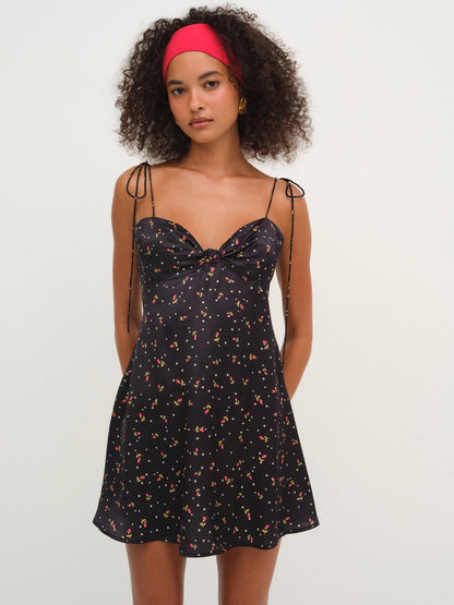 For Love and Lemons - Adira Mini Dress - Black