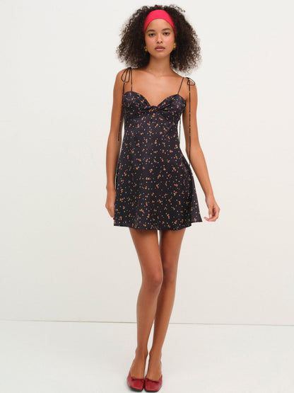 For Love and Lemons - Adira Mini Dress - Black