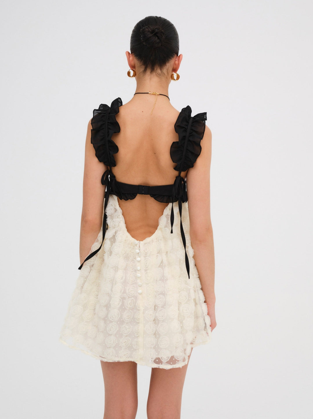 For Love and Lemons - Poppy Mini Dress - Ivory