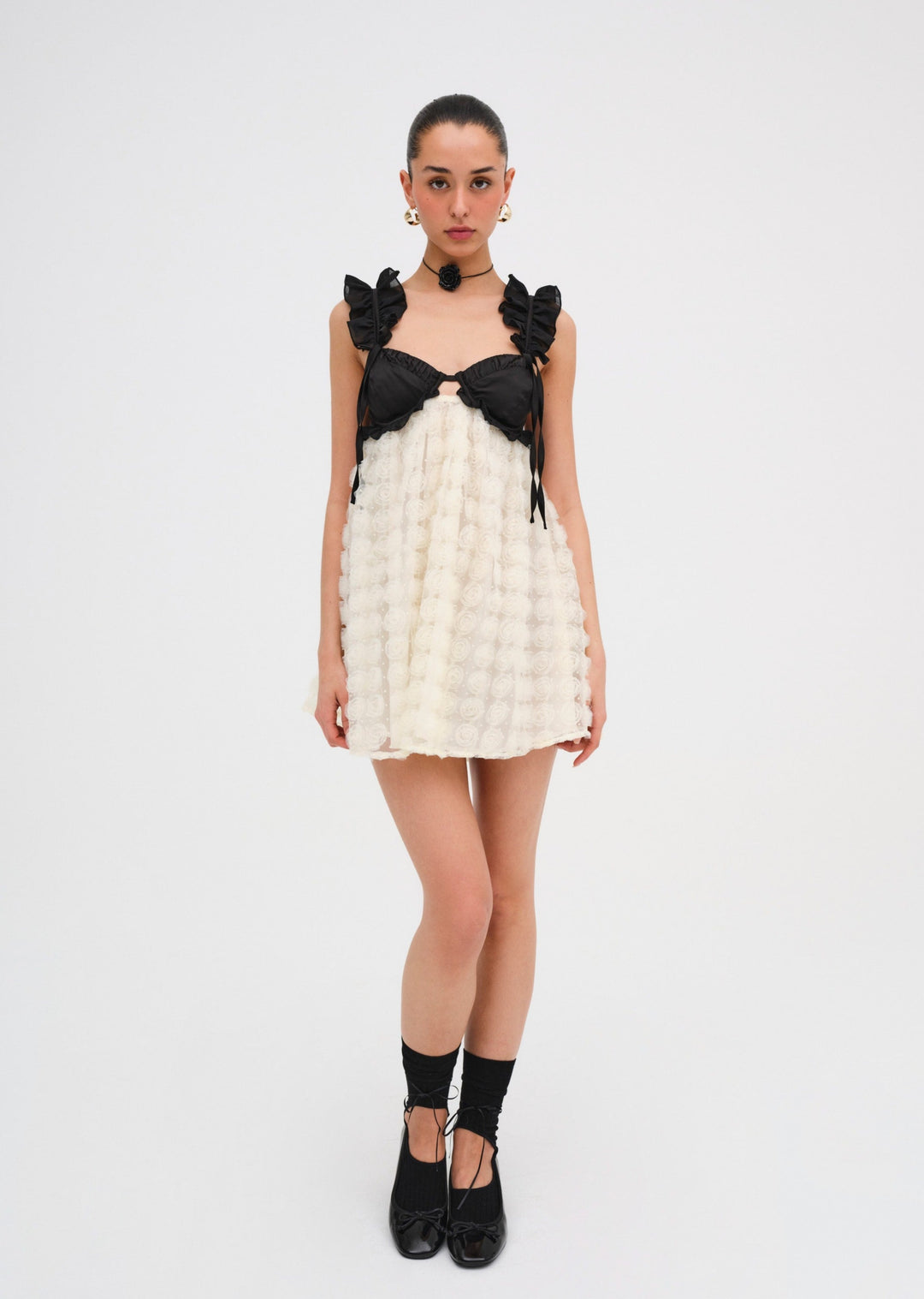 For Love and Lemons - Poppy Mini Dress - Ivory