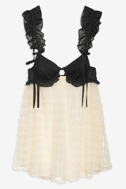 For Love and Lemons - Poppy Mini Dress - Ivory