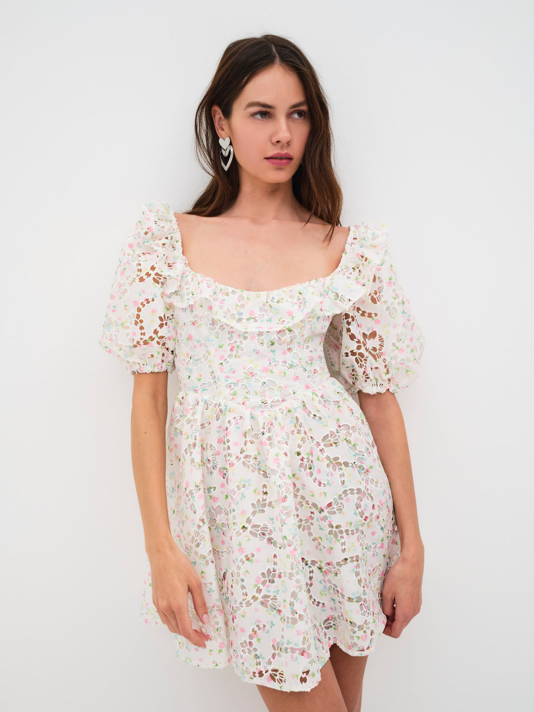 For Love and Lemons - Magnolia Mini Dress - White