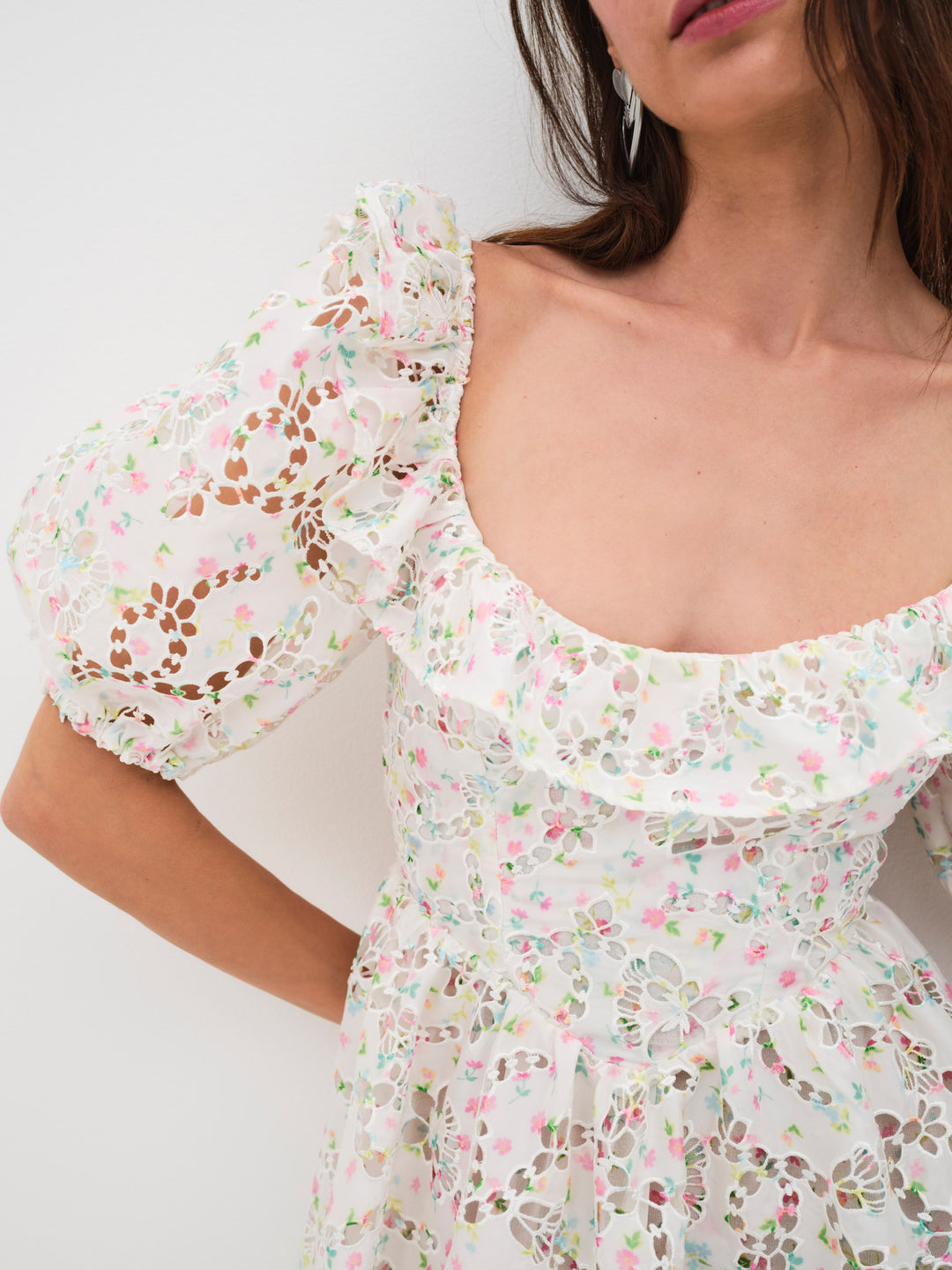 For Love and Lemons - Magnolia Mini Dress - White