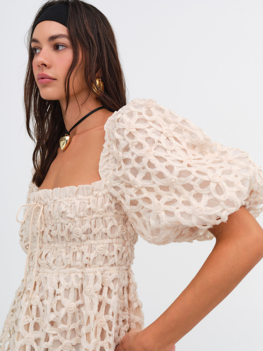 For Love and Lemons - Brooke Mini Dress - White