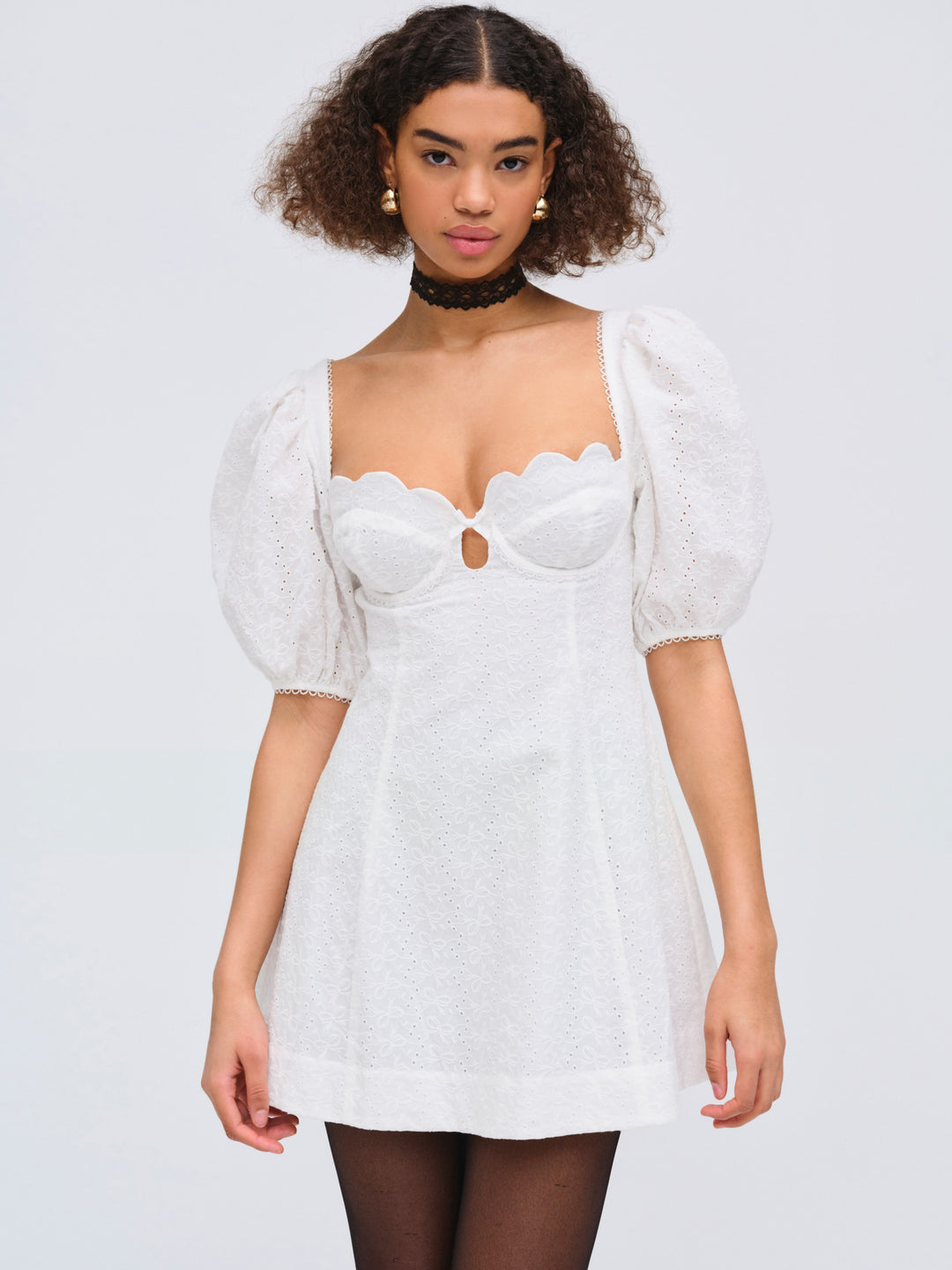 For Love and Lemons - Marseille Mini Dress - White