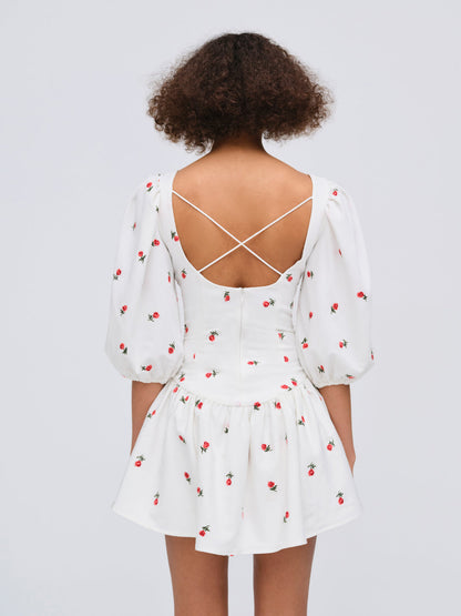 For Love and Lemons - Talia Mini Dress - Cream