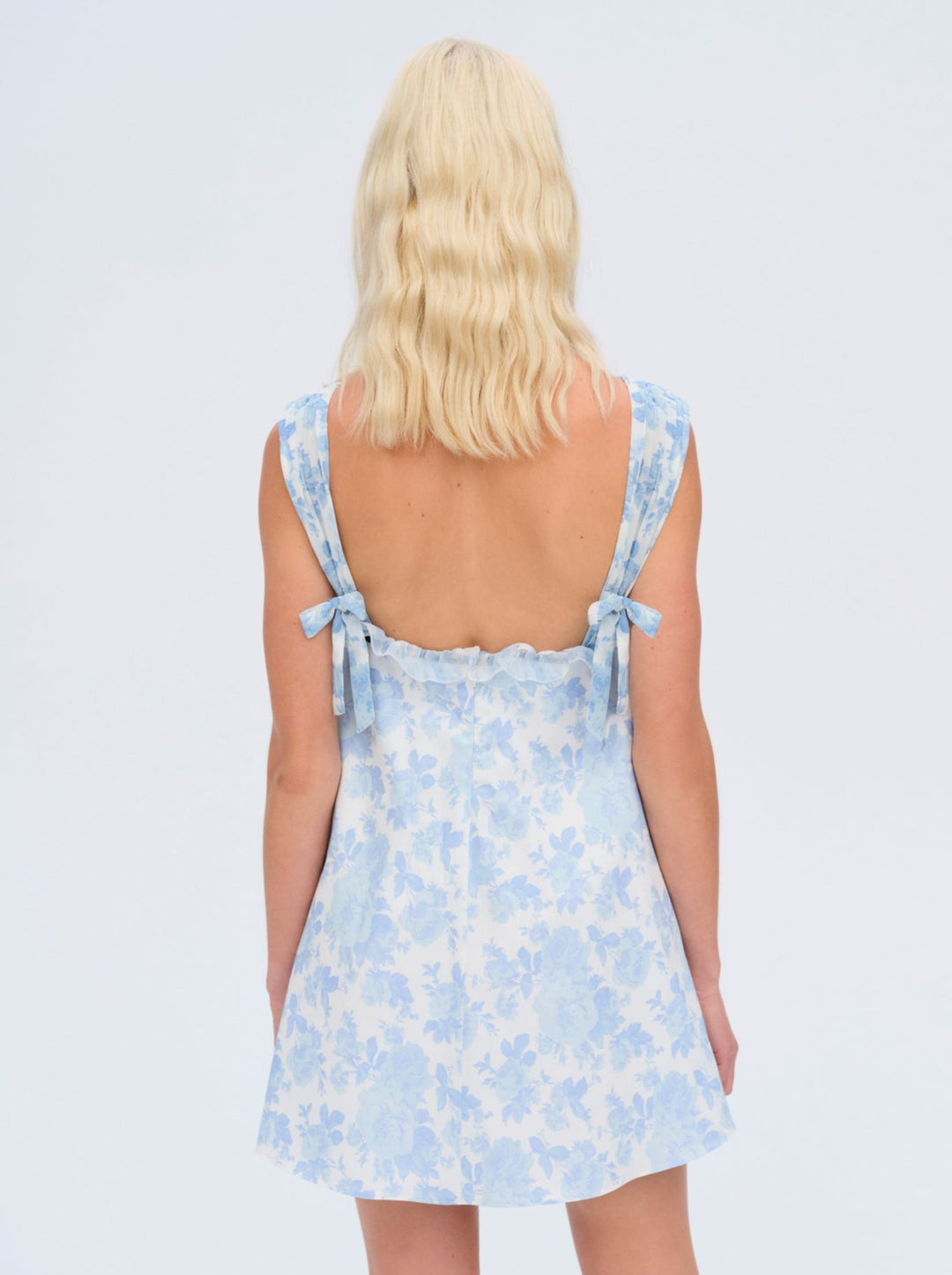For Love and Lemons - Oliver Mini Dress - Blue