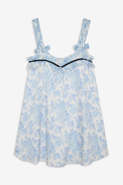 For Love and Lemons - Oliver Mini Dress - Blue