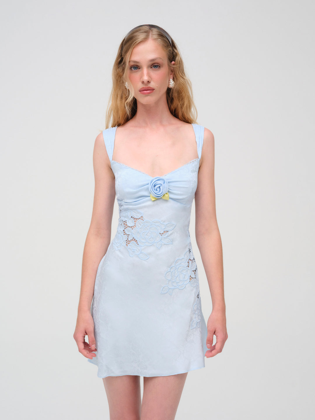 For Love and Lemons - Claudia Mini Dress - Blue