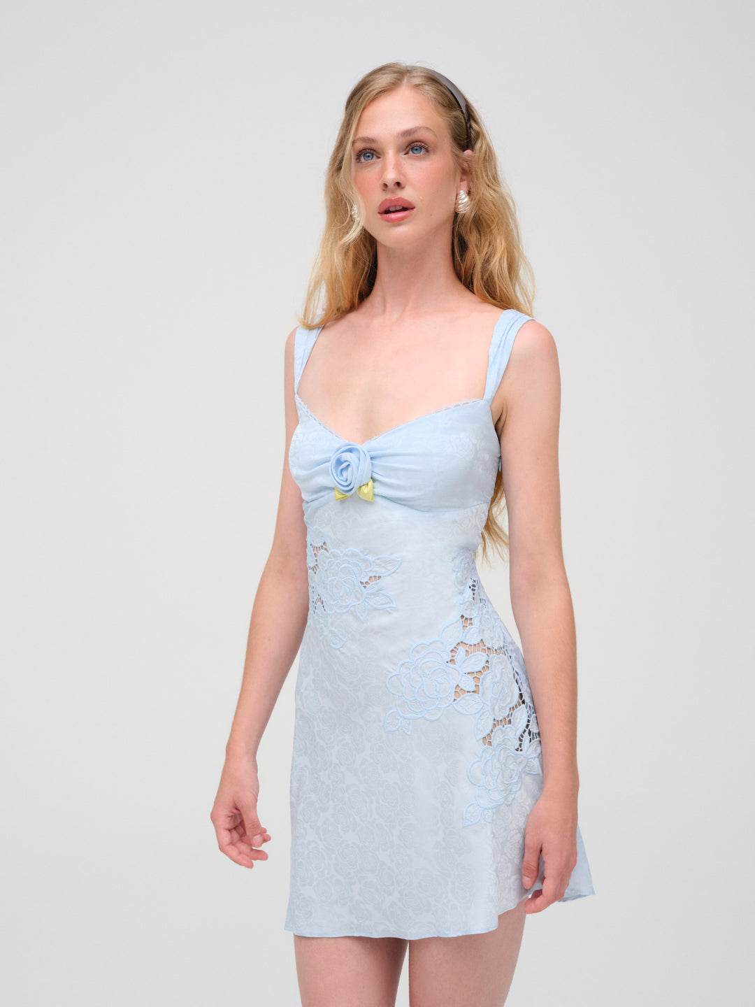 For Love and Lemons - Claudia Mini Dress - Blue