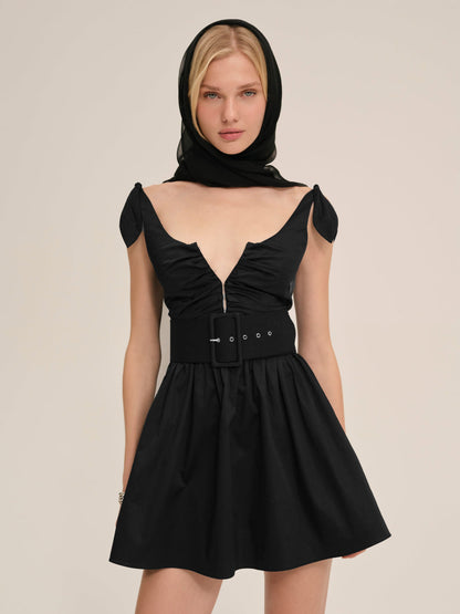 For Love and Lemons - Quinne Mini Dress - Black
