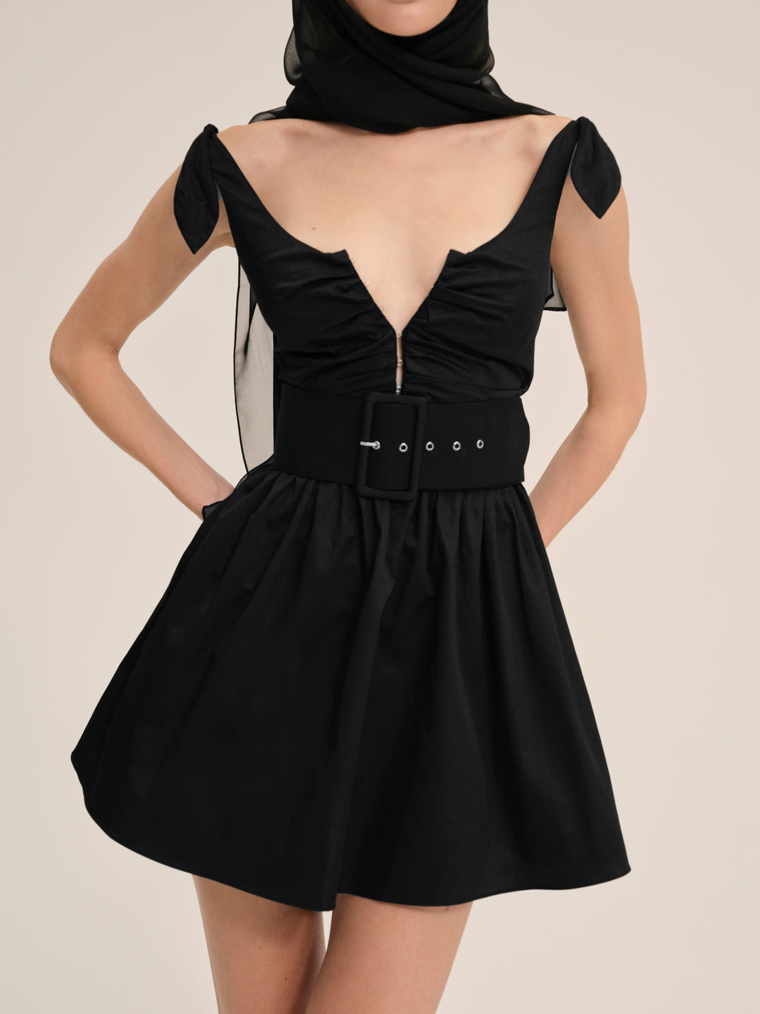 For Love and Lemons - Quinne Mini Dress - Black