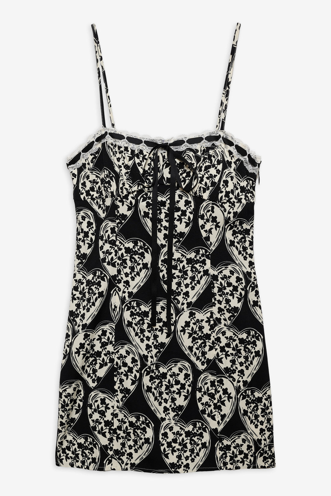 For Love and Lemons - Claire Mini Dress - Black