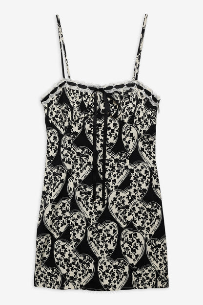 For Love and Lemons - Claire Mini Dress - Black