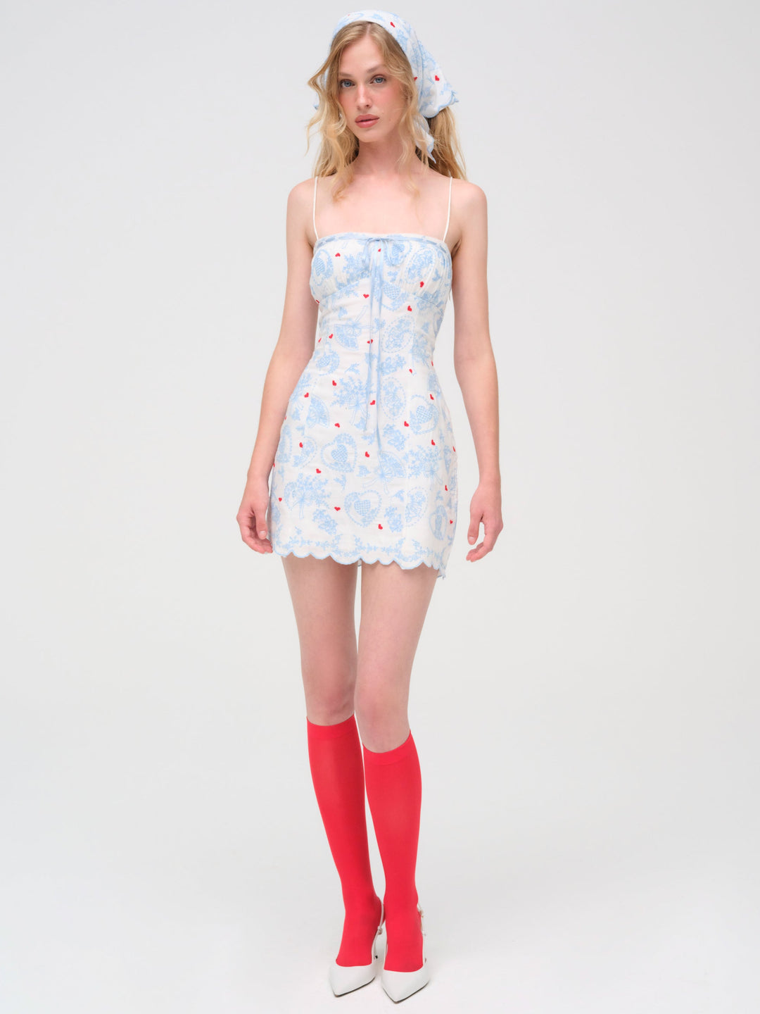 For Love and Lemons - Claire Mini Dress - White