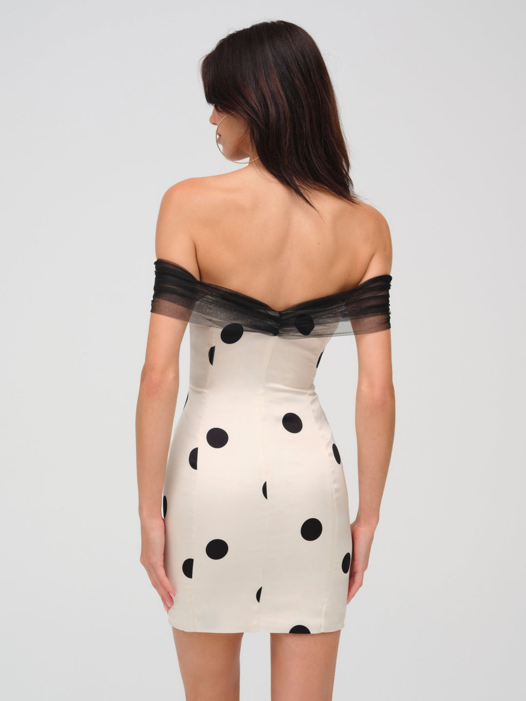 For Love and Lemons - Dorothy Dot Mini Dress - Cream