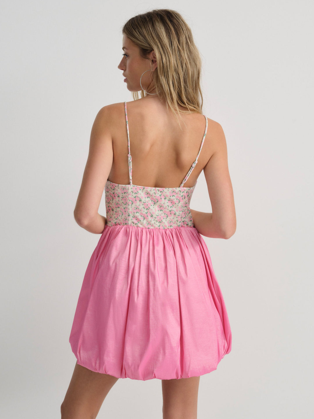 For Love and Lemons - Berry Bud Bubble Mini Dress - Pink