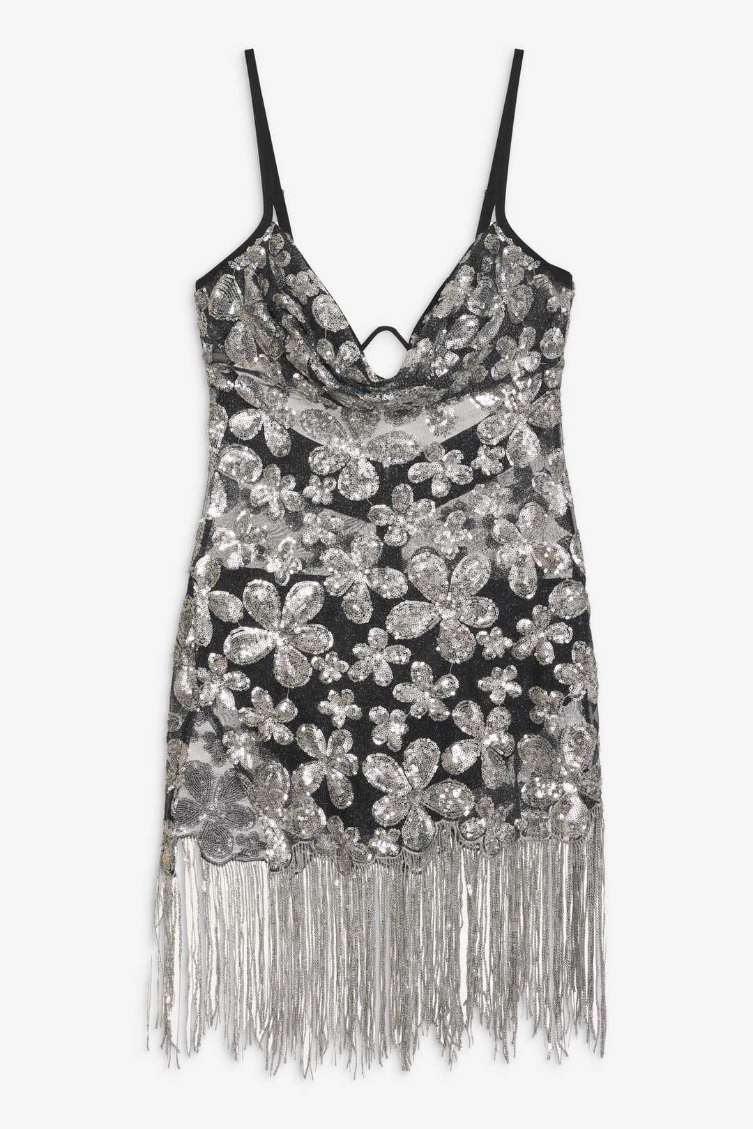 For Love and Lemons - Colette Mini Dress - Silver