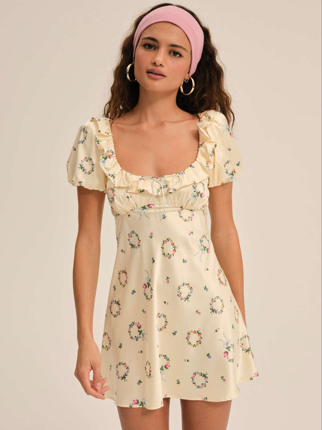 For Love and Lemons - Jaida Mini Dress - Yellow