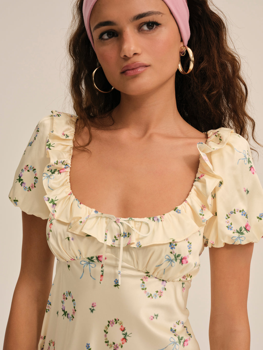 For Love and Lemons - Jaida Mini Dress - Yellow