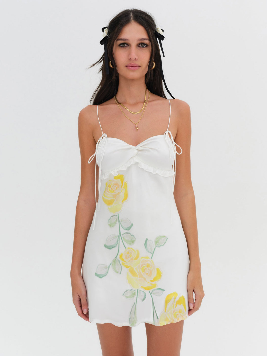 For Love and Lemons - Millie Mini Dress - Yellow