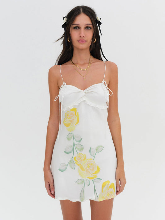 For Love and Lemons - Millie Mini Dress - Yellow