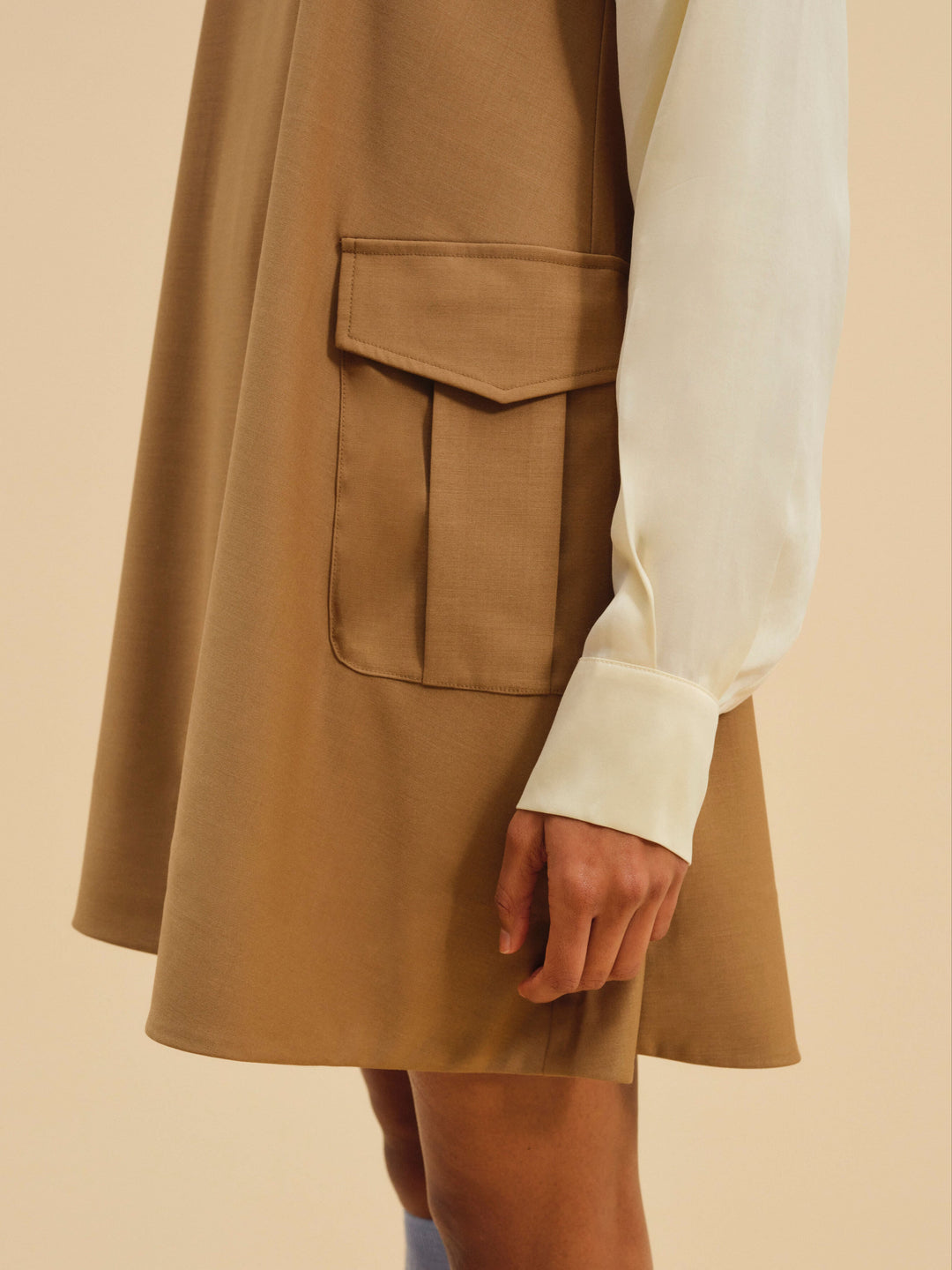 For Love and Lemons - Elanah Mini Dress - CAMEL
