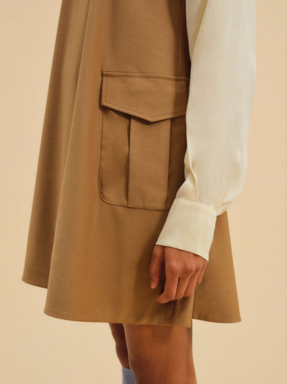 For Love and Lemons - Elanah Mini Dress - CAMEL