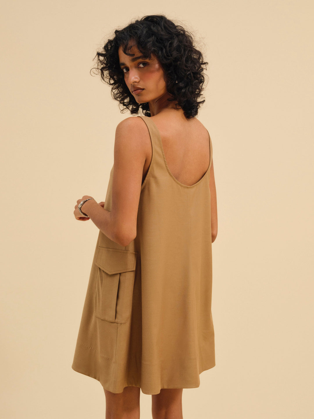 For Love and Lemons - Elanah Mini Dress - CAMEL
