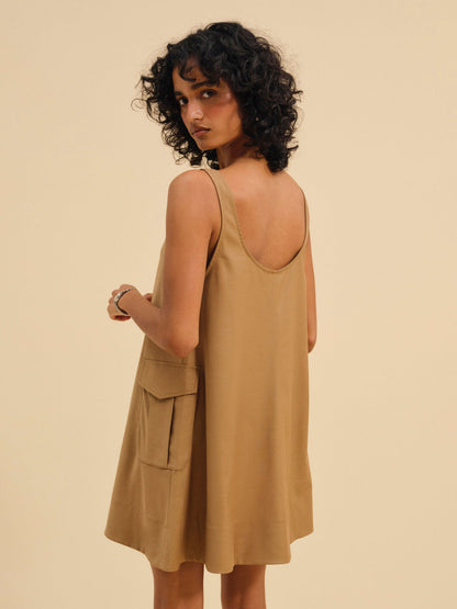 For Love and Lemons - Elanah Mini Dress - CAMEL