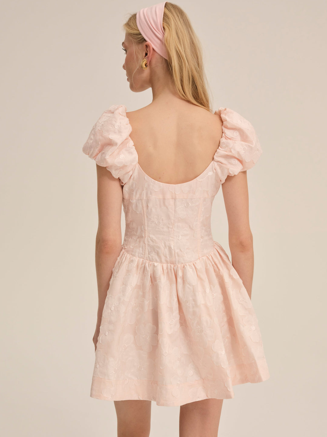For Love and Lemons - Florence Mini Dress - Peach