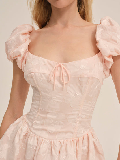 For Love and Lemons - Florence Mini Dress - Peach