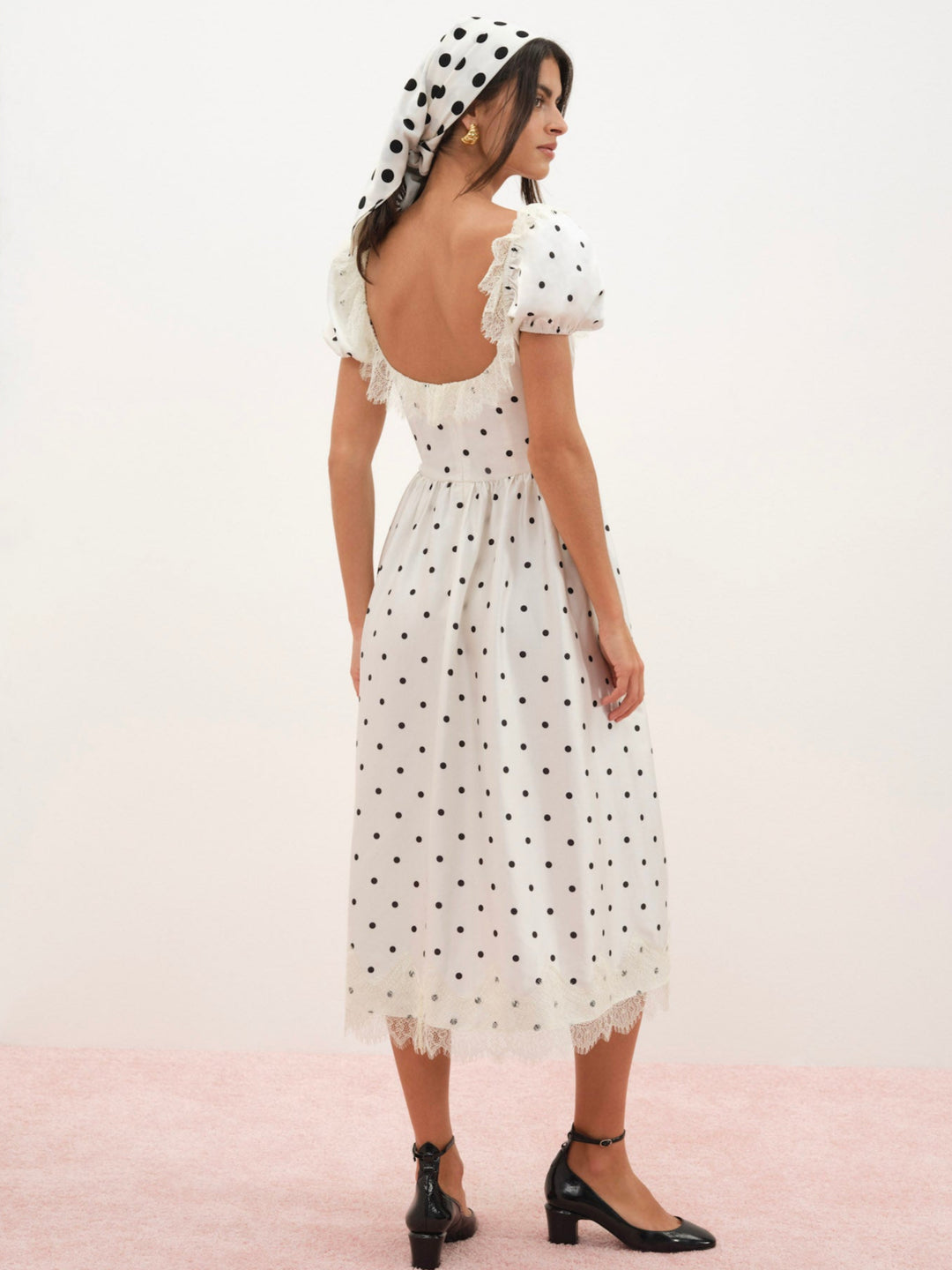 For Love and Lemons - Ines Midi Dress - Cream