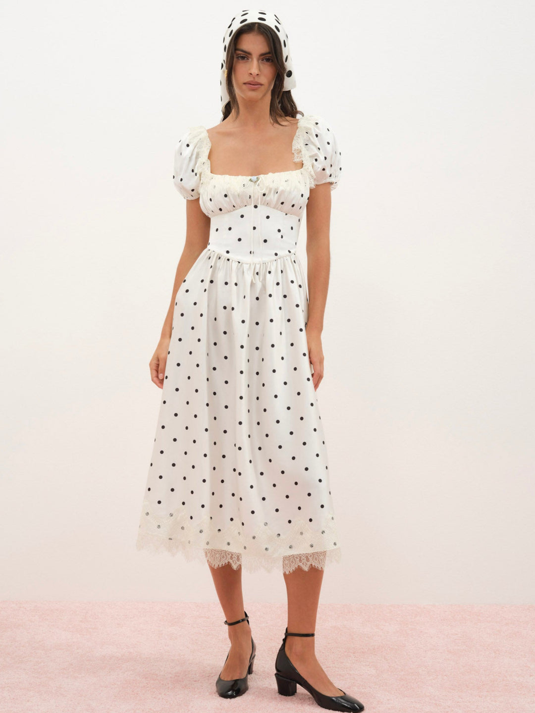 For Love and Lemons - Ines Midi Dress - Cream