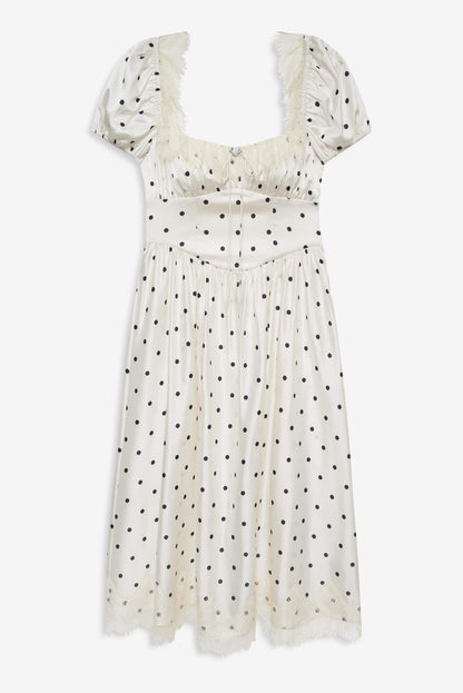 For Love and Lemons - Ines Midi Dress - Cream