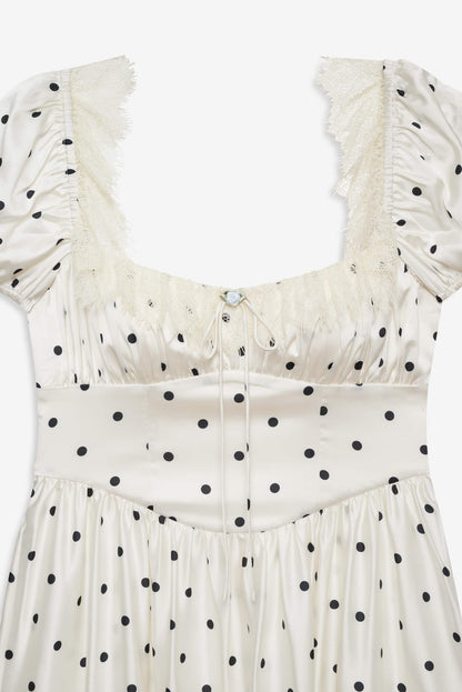 For Love and Lemons - Ines Midi Dress - Cream