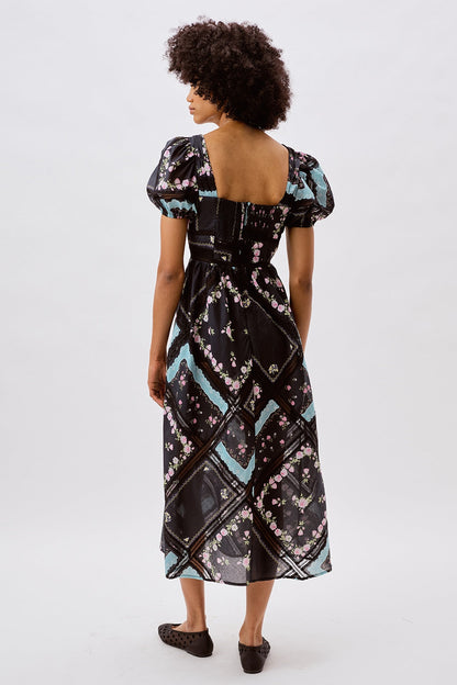 For Love and Lemons - Margaret Midi Dress - Black