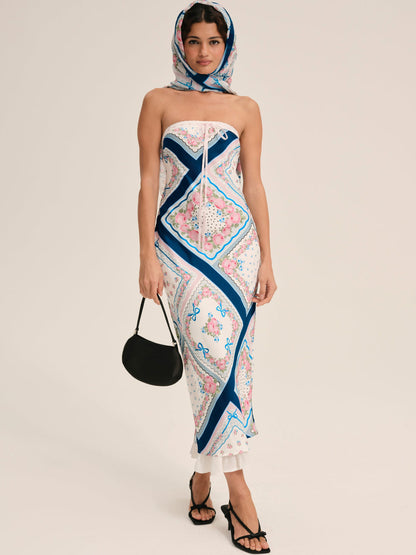 For Love and Lemons - Daisy Mae Midi Dress - Blue