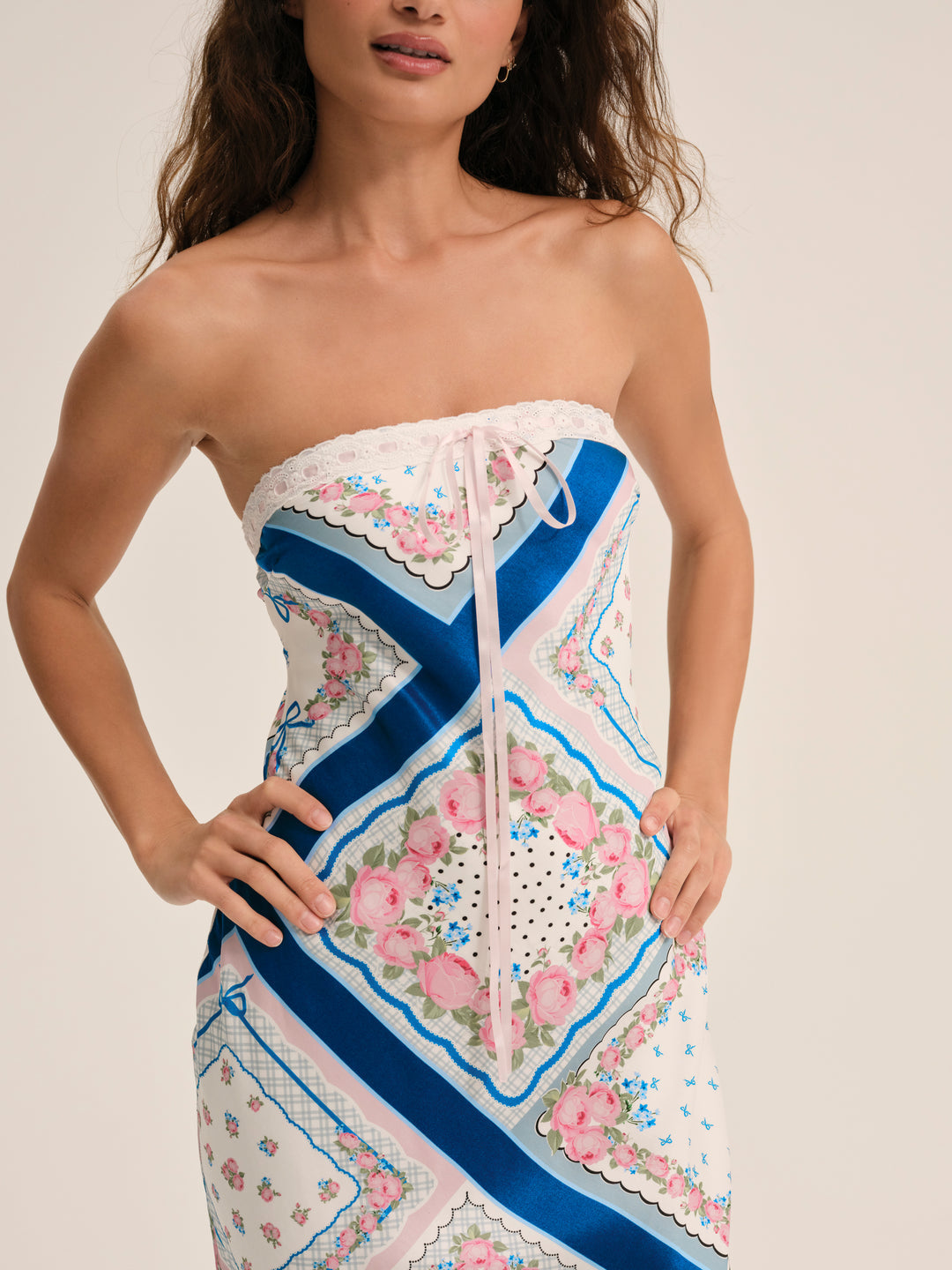 For Love and Lemons - Daisy Mae Midi Dress - Blue