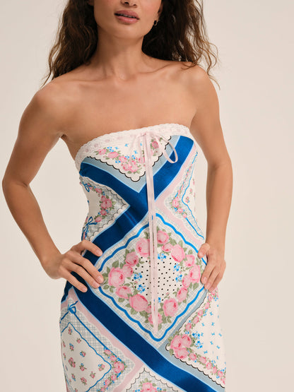 For Love and Lemons - Daisy Mae Midi Dress - Blue