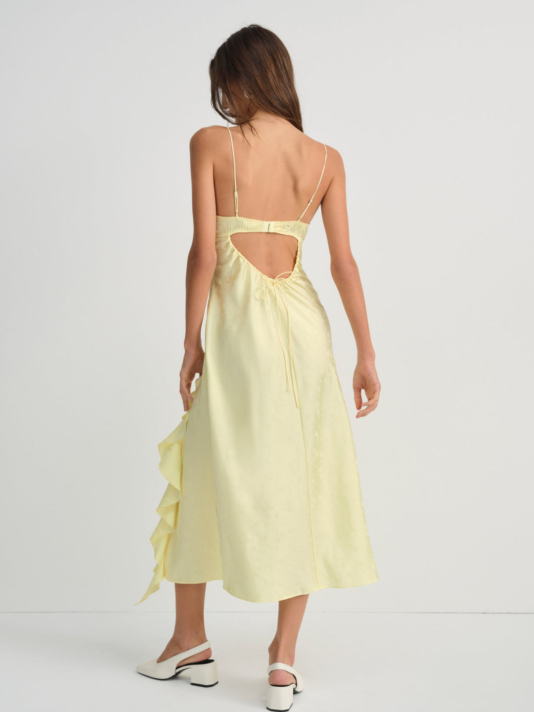 For Love and Lemons - Chania Midi Dress - Yellow